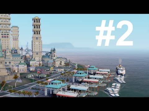 Видео: SimCity 5 (2013) Города будущего - Туристический город #2