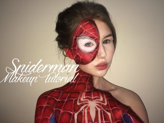 Spiderman Suit Makeup Tutorial You