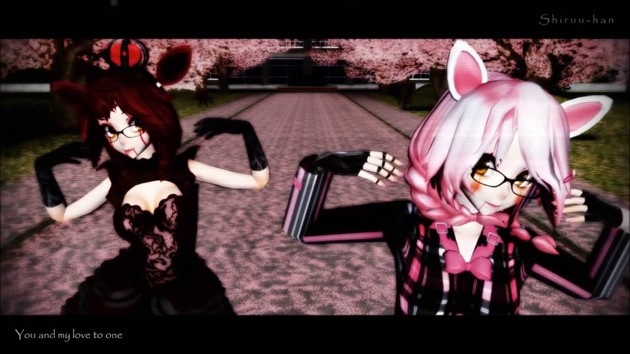 Mmd X Fnaf Love Shake [fem Foxy The Mangle] Youtube