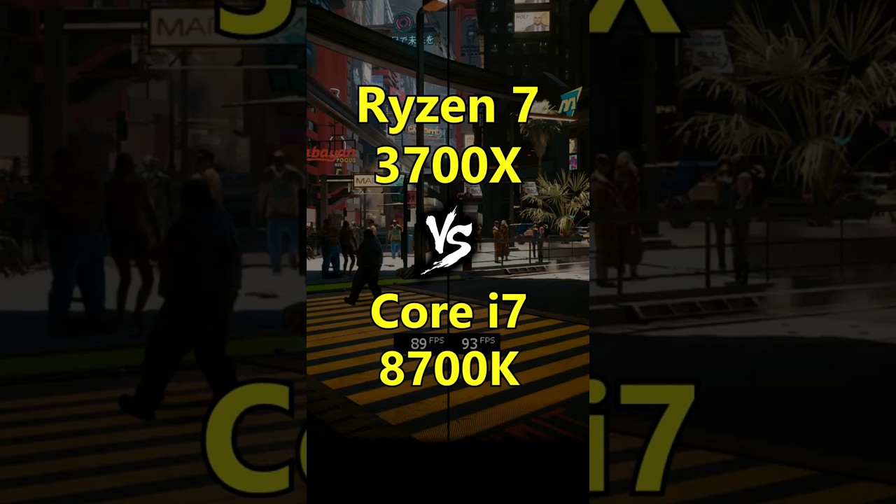 Ryzen 7 3700x OC vs i7 8700k OC Test in Games