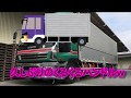 久しぶりのトラックくるくるハンドル エンジン音 本舗ファミリー 大型 トラック