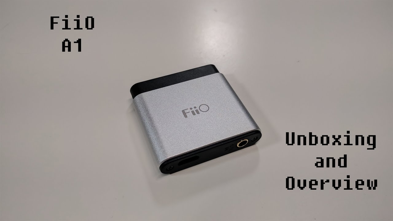 FiiO A1 Portable Headphone Amplifier Renewed Black 