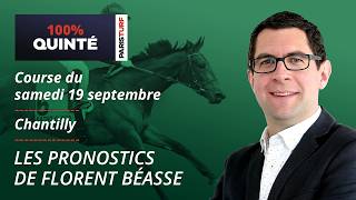 Pronostics Quinté PMU - 100% Quinté du Samedi 19 septembre à Chantilly screenshot 1
