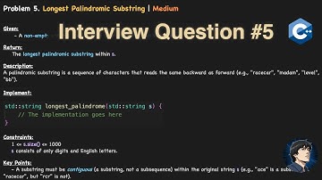 LeetCode #5 Longest Palindromic Substring — C++ (Brute Force and Center Expansion)
