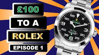 The First Flip  £100 To A Rolex