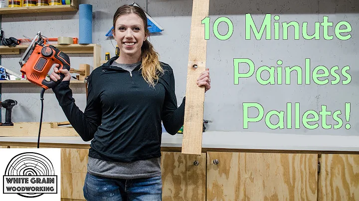 BEST Way to Take Apart Pallets | Fewer Nails!