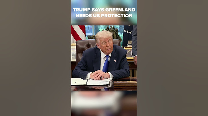Trump says that the US needs to protect Greenland from China