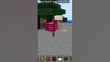 How to Make Flamingo 🦩 in Minecraft #shorts #short
