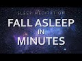 Sleep Meditation Fall Asleep in Minutes Sleep Talk Down Hypnosis (Calm Music & Ocean Waves)