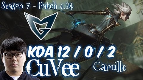 SSG CuVee CAMILLE vs YASUO Top - Patch 6.24 KR Ranked