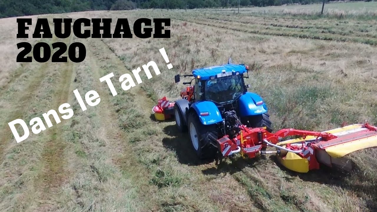 Fauchage 2020 ! New Holland T7.185 / Pottinger