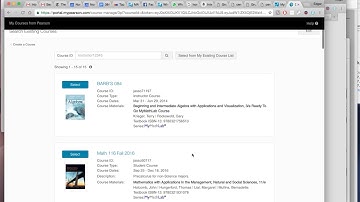 MyMathLab into Canvas