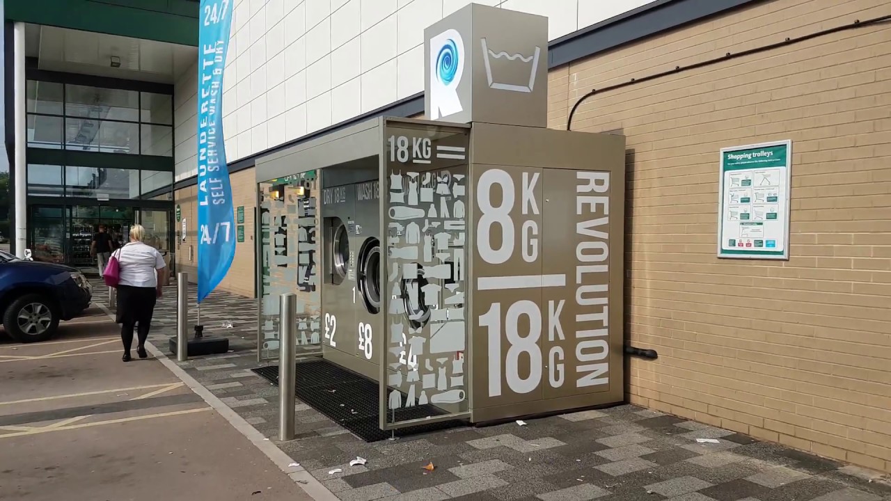 The Outdoor Laundrette At Cwmbran Morrisons Youtube