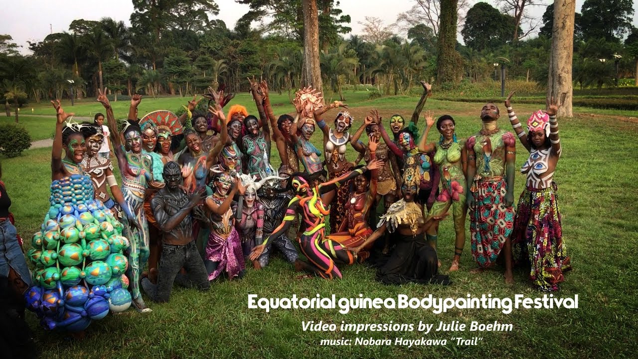 1. Equatorial guinea Bodypainting Festival video impressions YouTube