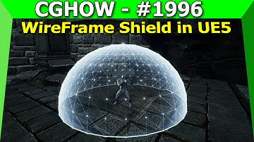 Geavanceerde Wiredframe Shield VFX in Unreal Engine 5 Niagara! (zelfstudie voor hologrammeshdeelt...
