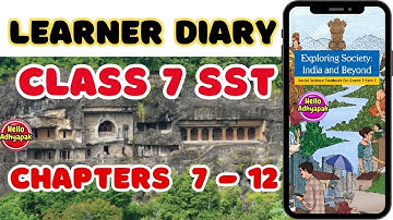 Class 7 Social Science Learner Diary | Chapter 7 to 12 #helloadhyapak #learnerdiary #kvs #class7sst
