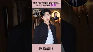 Rm New Instagram Post Shocks Army Suga Finally Seen With Bts Again