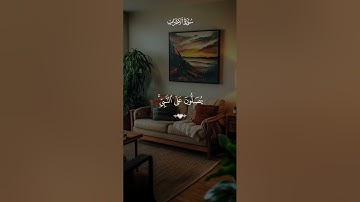 سورة الأحزاب آية 56 │ إن الله وملائكته يصلون على النبي ﷺ #اكسبلور