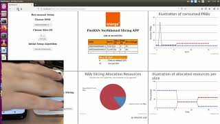 Implementation of an end to end dynamic slicing algorithm for RAN sharing in an OAI mobile network screenshot 2
