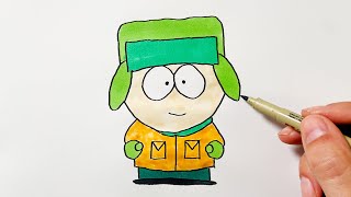 How to Draw Kyle Broflovski From South Park