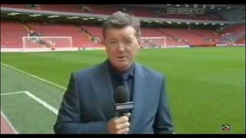 Geoff Shreeves almost gets a soaking from a sprinkler