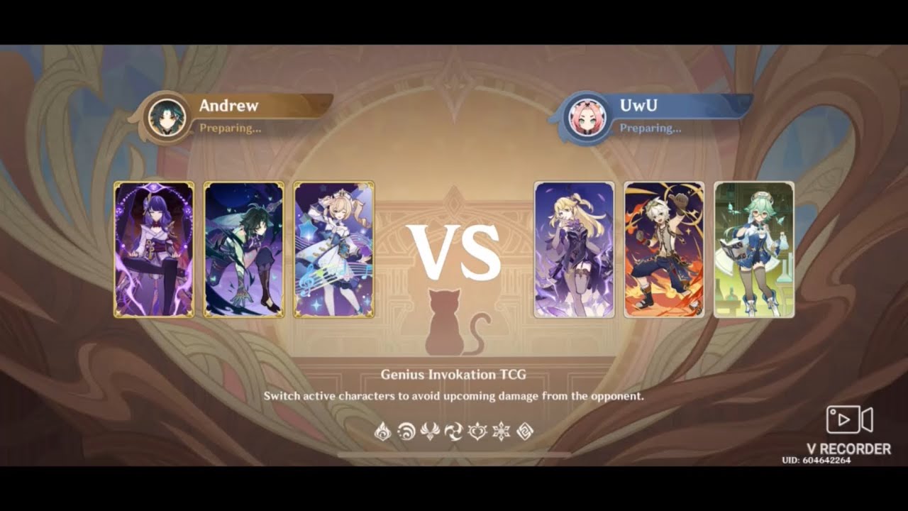 Genius Invocation TCG |Match 86| (Genshin Impact) - YouTube