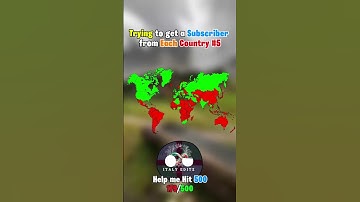 Trying to get a Subscriber from each Country #5 #mapper #geotube #worldmap #subscribe #fyp