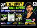Can Fixed Rules Grow Small Capital? 📈 Nifty Options Challenge #nifty50 #scalpingtradingstrategy
