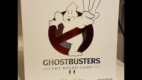 GamingNight: ghostbusters 2 kickstarter deluxe edition thorough unboxing pt3