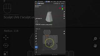 Blender Tips - UV Stitch and Sculpt