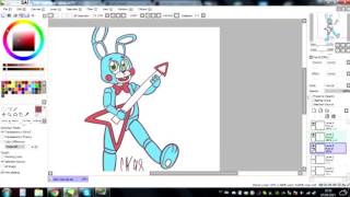 Fnaf Speed Art - Toy Bonnie - Cheatsykoopa98