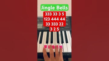 Thumbnail of How To Play Jingle Bells | Easy Piano Tutorial #shorts