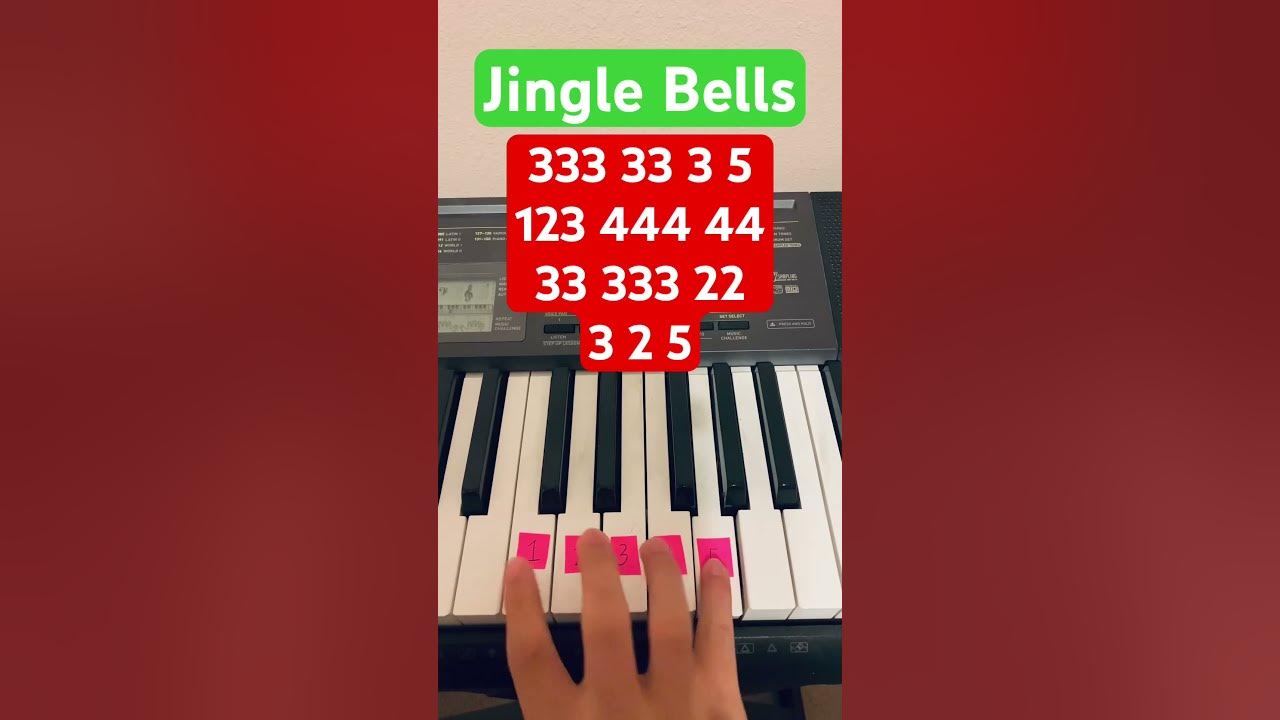 How To Play Jingle Bells | Easy Piano Tutorial #shorts