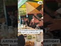 Justin Bieber Surprises Birthday Party at LA Restaurant