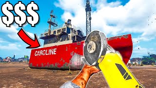 Scrapping GIANT SHIPS for PROFIT in Ship Graveyard Simulator 2!