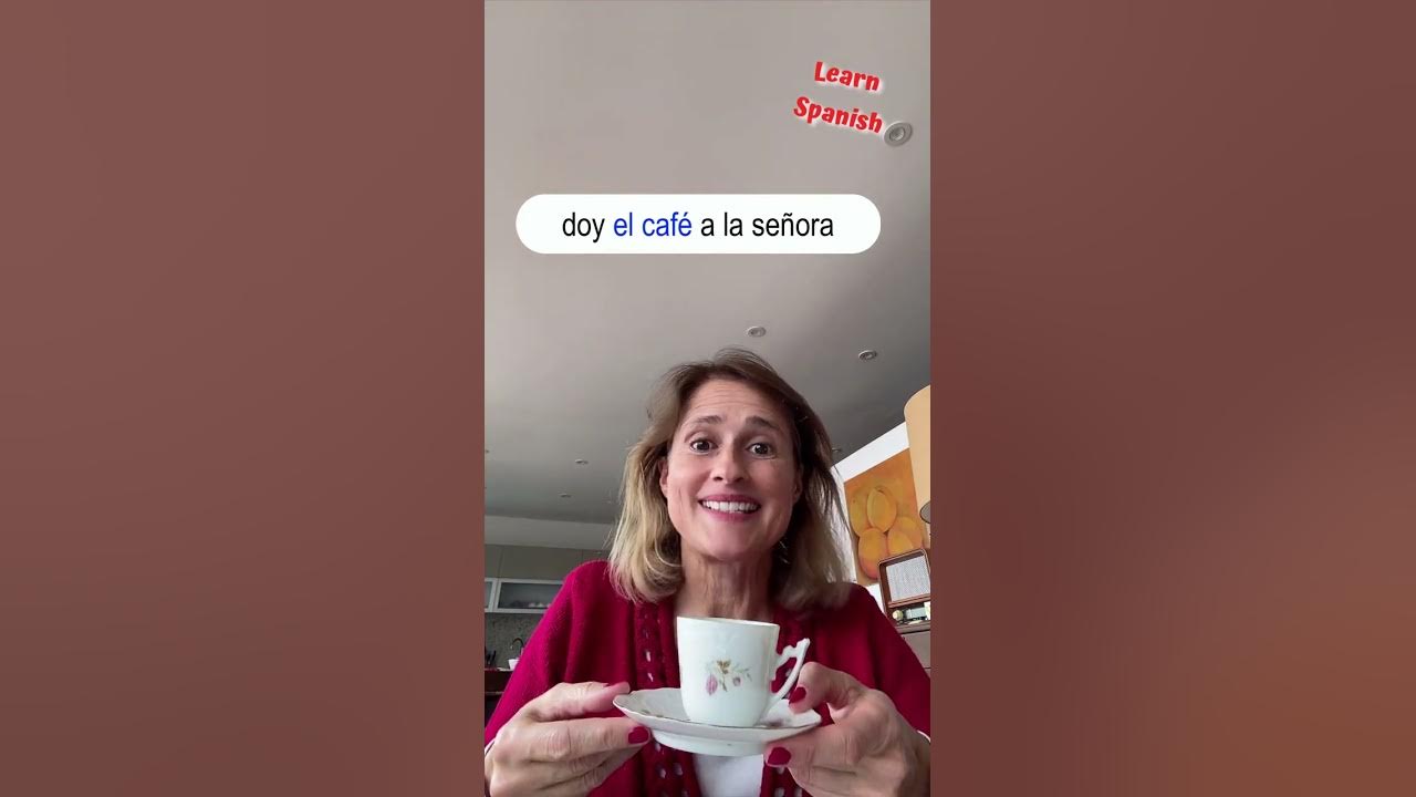 Spanish Pronuons How to use se lo doy & se la doy YouTube