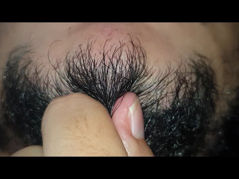 Scratching hair ASMR sounds | Relaxing beard hair Satisfying | Hair care treatment | skin care