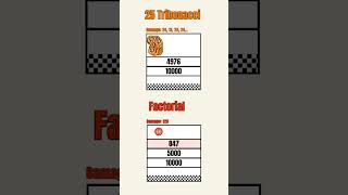 25 Tribonacci VS Factorial #quadrilateralbreakers