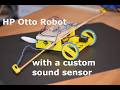 I added a custom sensor to a robot kit so that it drives towards a sound
