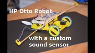 I added a custom sensor to a robot kit so that it drives towards a sound
