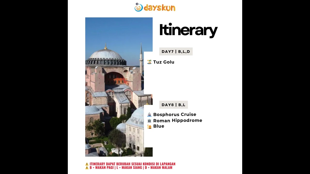 🎥 9D TURKEY DREAM + BOSPHORUS CRUISE 🎥