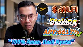 💸 Penghasilan pasif dari staking WLFI Solana 6616.83% APY!