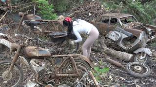 Skilled Mechanic Girl Revives a Flood Damaged Motorcycle Engine With Complete Restoration Work