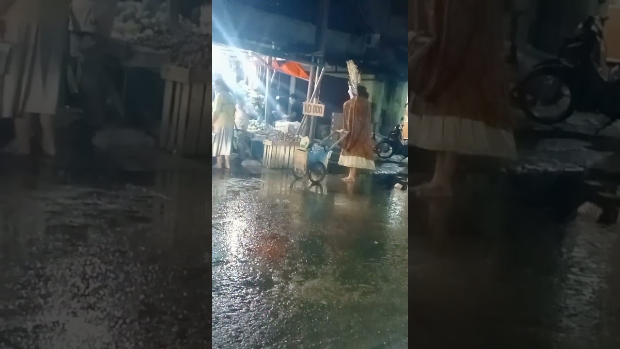 Ondel-ondel dorong gerobak malem malem@khalyla&Kahfi channel