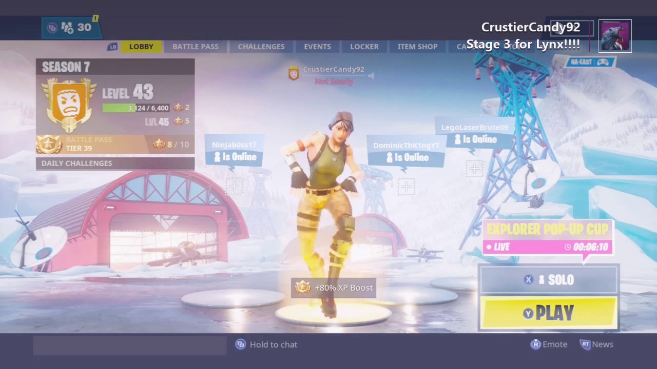 STAGE 3 LYNX -Skin Season 7 125,000 Xp Lynx🌈