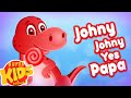 johny johny Yes Papa | Dinosaur Song for Children - Cartoon Videos from Super Kids Network