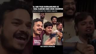 THUG AND MORTAL REACTION AFTER WINNING BGIS CHAMPIONSHIP 🏆🚀@8bitthug @MortaLyt