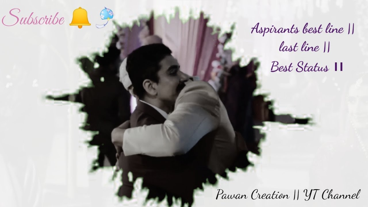 Aspirants Best Line || on failure of Sandeep Bhaiya Status || Last line || TvfAspirants #