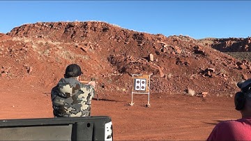Target Practice with Homemade Target Stands