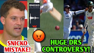 WTF is going on? Huge DRS Controversy! 😡 Alex Carey Snicko Mistake | England Vs Australia Ashes News